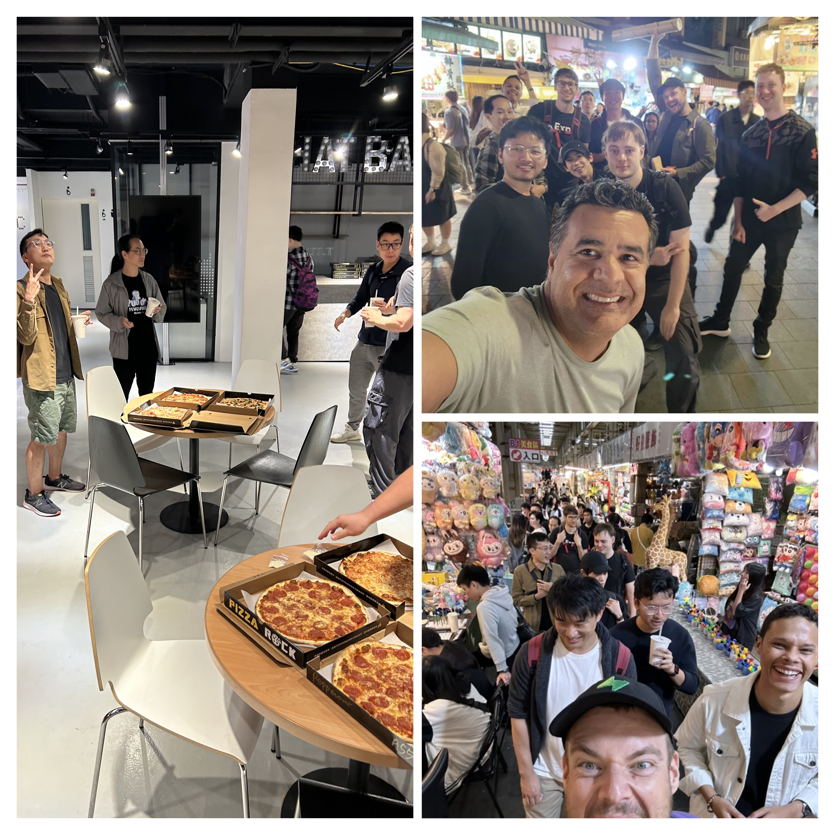 Meetup and nightmarket in Taipei